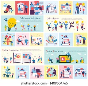 Vector illustrations of the office concept business people in the flat style. E-commerce, time and project management, start up, digital marketing and mobile advertising business concept.