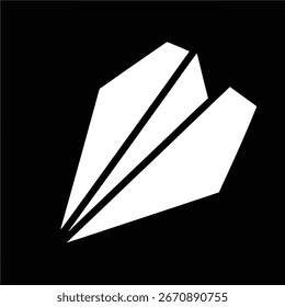 ilustrações vetoriais plano de papel em preto