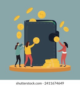 Las ilustraciones vectoriales del ROI mejoran la comprensión visual y la medición de los resultados de la inversión.