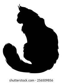 44+ Fluffy Cat Walking Silhouette Images