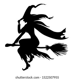 10,508 Beautiful witch silhouette Images, Stock Photos & Vectors ...