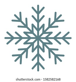 vector illustrations of small sweet snowflakes