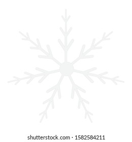 vector illustrations of small sweet snowflakes
