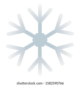 vector illustrations of small sweet snowflakes