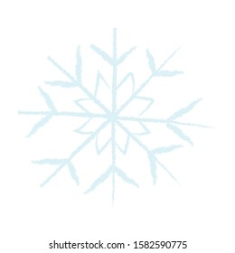 vector illustrations of small sweet snowflakes