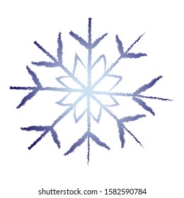 vector illustrations of small sweet snowflakes