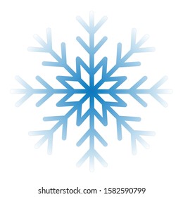 vector illustrations of small sweet snowflakes