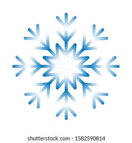 vector illustrations of small sweet snowflakes