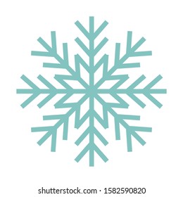 vector illustrations of small sweet snowflakes