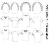 Vector Illustrations of Sporty Women and Men's Apparel.