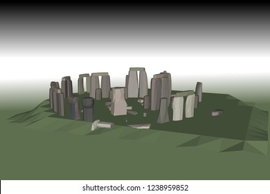 Vector illustrations, Stonehenge