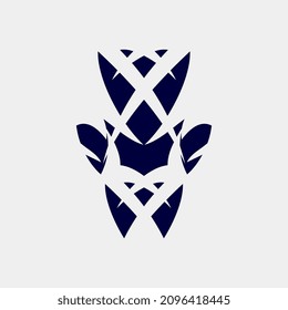 vector illustrations of unique and simple motifs for wall decorations or other suitable ones