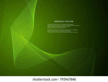 Vector illustrations.Abstract bright and colorful background with wavy or curved lines.