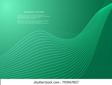 Vector illustrations.Abstract bright and colorful background with wavy or curved lines.