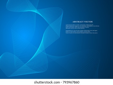 Vector illustrations.Abstract bright and colorful background with wavy or curved lines.
