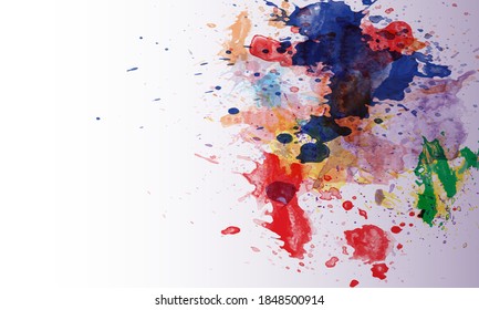 Vector illustrations.Abstract colorful splash background