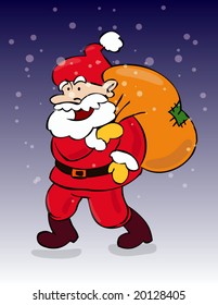 Vector illustration-Santa Claus