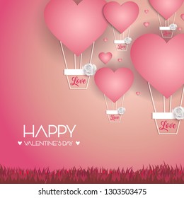 vector illustration.valentine's day with beautiful heart