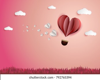 vector illustration.valentine's day with beautiful heart