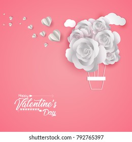 vector illustration.valentine's day with beautiful heart
