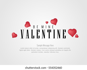 vector illustration.valentine's day.with beautiful heart
