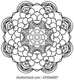 Vector illustration.Vintage frames with pattern.