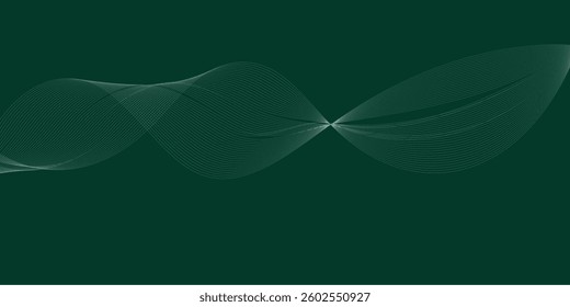 Vector illustration.Wave with lines created using blend tool. Abstract backdrop with colorful wave gradient lines on colur background. 