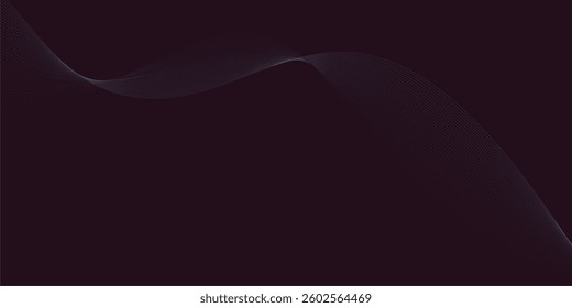 Vector illustration.Wave with lines created using blend tool. Abstract backdrop with colorful wave gradient lines on white background. Blend bacgraund. white liunw bac. poster. new bac. top 2025