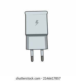 vector illustrator cellphone charger in eps format