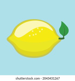 Vector illustrator fruit symbol lemon