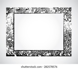 Vector illustrator, grunge frame style, abstract texture.