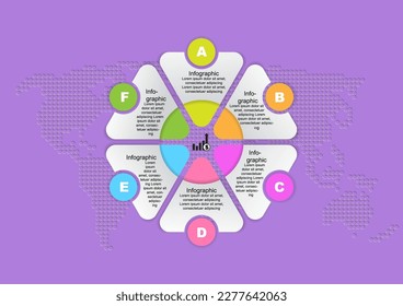 vector illustrator Infographic design for world business concept.
