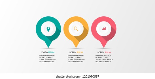 vector illustrator Infographic Timeline design with icons. Infographics for business concept,