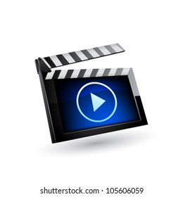 Vector illustrator of media player icon.