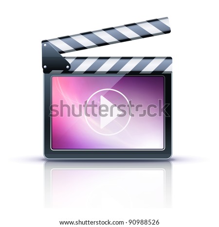 Vector illustrator of media player icon.