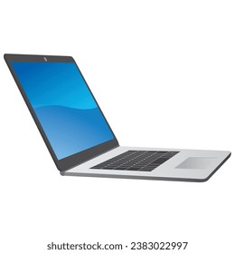 vector illustrator notebook computer laptop pc art