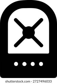 Projetor de filme antigo Vetor Illustrator com silhueta de roda de quatro raios