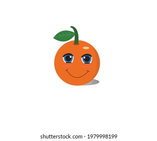 Vektorgrafik von orangefarbener Grafik für Kinderbuchabdeckung