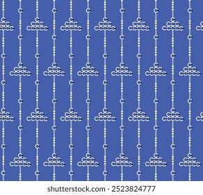 Vector illustrator Striped. Seamless Pattern farmhouse style stripes texture. Woven linen cloth pattern background. Line striped closeup weave fabric