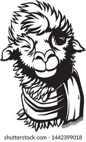 Vector Illustrator V8 Animals Alpaca