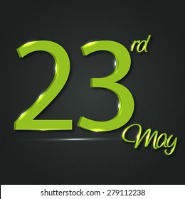 Vector illustrator for World Turtle Day with gray background.