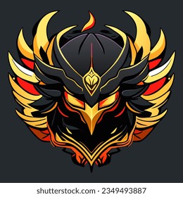 vector illustrattion of Garuda cartoon