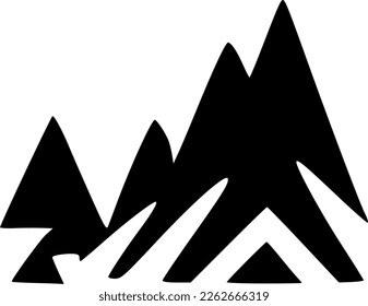 vector illustrtion of icon mountain