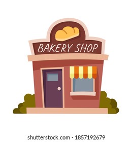 Ilustración vectorial de la Panadería. eps 10 vector.