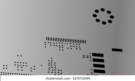 vector ilustration. Close-up macro shot of a laser cut stainless steel stencil for solder paste application of printed circuit boards (PCB) for surface mounted (SMT) electronic components