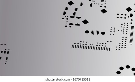vector ilustration. Close-up macro shot of a laser cut stainless steel stencil for solder paste application of printed circuit boards (PCB) for surface mounted (SMT) electronic components