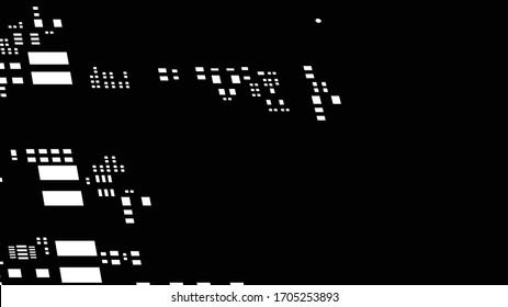 Illustration von Vektorillustrationen. Makroaufnahme in Nahaufnahme eines Laserschnitts aus nicht rostendem Stahl zum Anbringen von Leiterplatten (PCB) für elektronische Komponenten auf der Oberfläche (SMT)