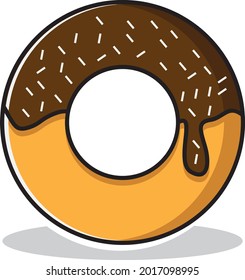 Vector ilustration Donut or icon