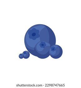 Vector ilustration element of blueberry