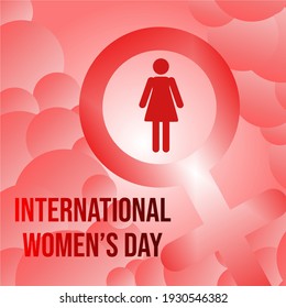 Vector ilustration of International Women's Day